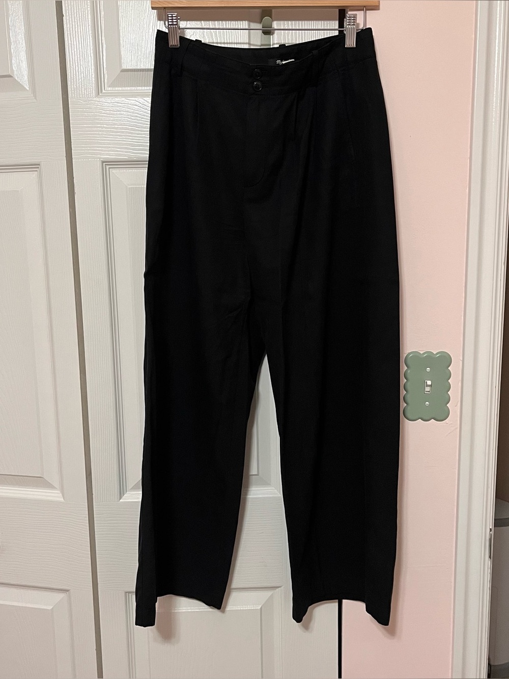 Madewell Black Men's Dress Pants - Straight Tailored Fit
